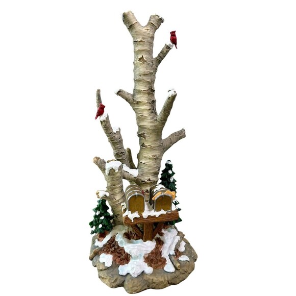 Dept 56 Village Birch Tree Cluster with Two Mailboxes 52631 in Orig Box - Picture 7 of 7